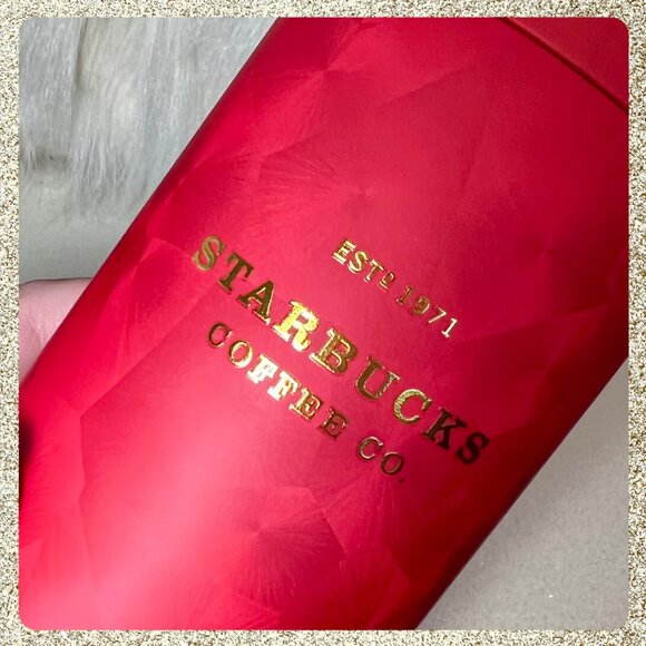 🎄🌟 NWT 2025 Starbucks Christmas/Holiday Red Prism SS 16oz Tumbler - Picture 6 of 8